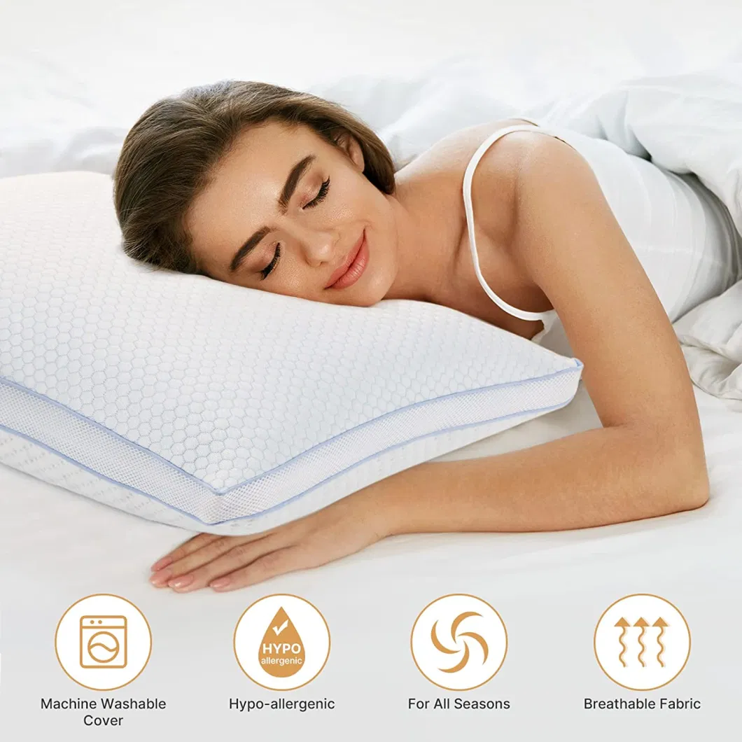 Adjustable Foam Pillow Cooling Bamboo Pillow Shredded Memory Foam Pillow